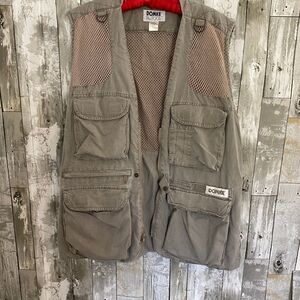 Vintage Domke Photogs Outdoor Gilet L Utility Fishing Vest Beige M